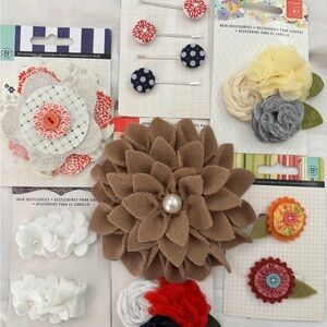 Lot of Charming Floral Hair Clip for Kids